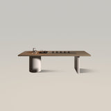 70'' Rectangle Coffee Table Modern Cocktail Table