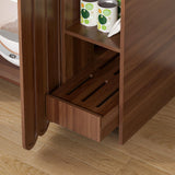 Large Litter Box Enclosure with Litter Collector, Hidden Litter Box Furniture for Automatic Litter Box