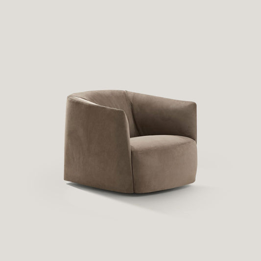 Sillón moderno acolchado y tapizado