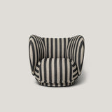 Sillón moderno redondo para una sola persona