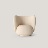 Sillón moderno redondo para una sola persona
