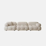 Fabric Fluffy Sofa Minimalist Deep Seat Couches