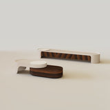 Modern Wood TV Stand and Coffee Table Set