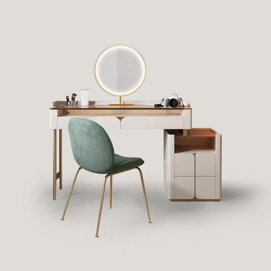 Juego de tocador con mueble con cajones