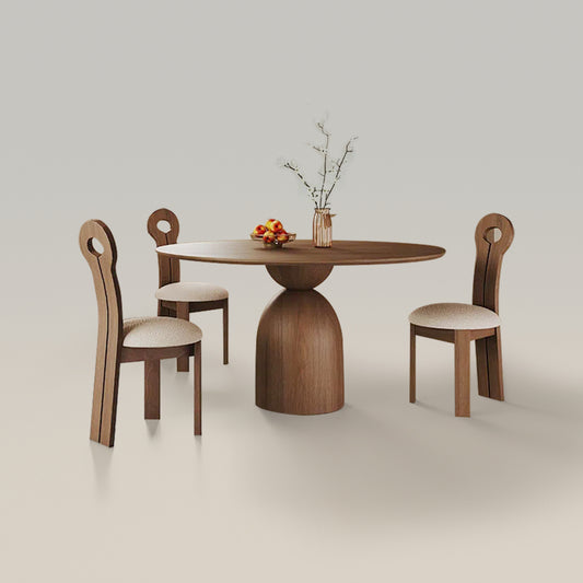 Juego de mesa de comedor moderno de mediados de siglo