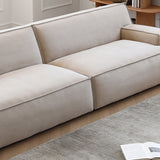 Sofá minimalista moderno tapizado vertical