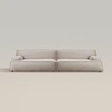 Sofá minimalista moderno tapizado vertical