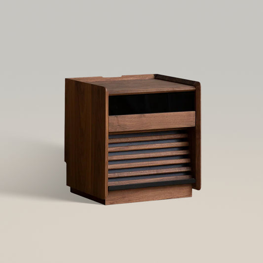 Mesita de noche moderna con cajón de almacenamiento