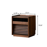 Mesita de noche moderna con cajón de almacenamiento