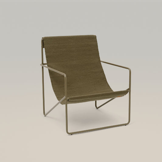 Sillón moderno estilo desierto para exteriores