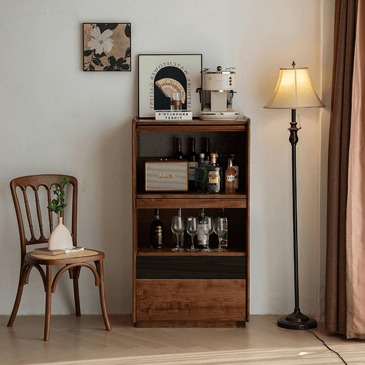 Gabinete de almacenamiento de madera, aparador tipo buffet