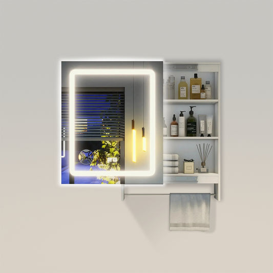 Espejo de tocador con luz LED y antivaho
