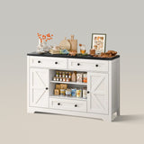 Rustic Sideboard Buffet Cabinet with Large Drawers