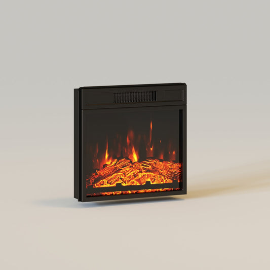 Chimenea eléctrica moderna con control remoto