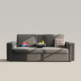 Sofá Loveseat con 2 cajones, sofá pequeño tapizado, apto para dormitorio