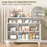 Aparador tipo buffet con estantes ajustables