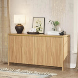 Sideboard Buffet Storage Cabinet with 4 Doors for Living Room