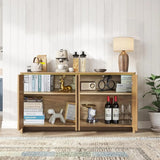 Sideboard Buffet Storage Cabinet with 4 Doors for Living Room