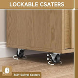 3 Drawer Fluted Lateral Filing Cabinet for Home Office