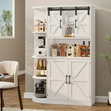Vabches Farmhouse Pantry Cabinet, Kitchen Pantry Storage Cabinet