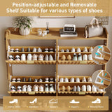 Gran zapatero acanalado con 4 cajones abatibles