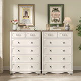 Vabches Farmhouse 43in Tall Chest of Drawers for Bedroom