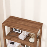 Tall Bookshelf with Drawers and Adjustable Shelves