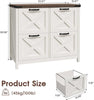 Vabches 4 Drawer Farmhouse Lateral File Cabinet