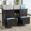Farmhouse Lateral Filing cabinet Fits Letter for Home Office