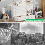 Vabches Multi-Functional Chest of Drawers Kids Dresser Cabinet with 6 Drawers