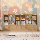 Vabches 4-Cubby Toy Storage Organizer for Living Room