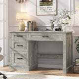 47in Executive Desk with 3 Drawers and Adjustable File Drawer