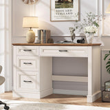 47in Executive Desk with 3 Drawers and Adjustable File Drawer