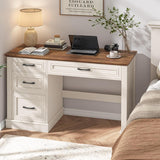 47in Executive Desk with 3 Drawers and Adjustable File Drawer