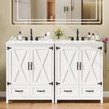 Modern Bathroom Free Standing Storage Cabinet with Sink Set