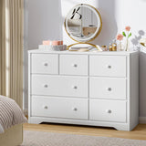 Multi-Functional Wood Large Chest of White Drawers for Bedroom