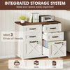 Vabches 6 Drawer Lateral File Cabinet with Lock