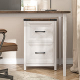 Vabches 2 Drawer Farmhouse Vertical Filing Cabinet for Home Office