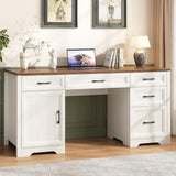 Walnut and White