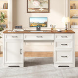 Walnut and White
