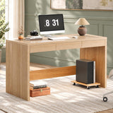 Vabches Executive Desk with 3 Drawers and Led Light