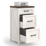 Freestanding File Cabinet with Farmhouse Drawers