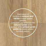 Mueble de baño de ratán con 3 cajones deslizantes