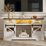 Soporte de TV para televisores de hasta 65 pulgadas con puertas corredizas