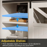 Soporte de TV para televisores de hasta 65 pulgadas con puertas corredizas