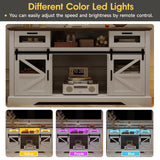 Soporte de TV para televisores de hasta 65 pulgadas con puertas corredizas