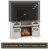 Soporte de TV para televisores de hasta 65 pulgadas con puertas corredizas