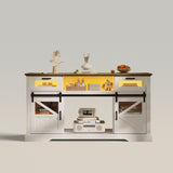 Soporte de TV para televisores de hasta 65 pulgadas con puertas corredizas