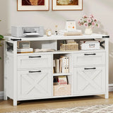 Filing Organization Storage Cabinets 4 Drawer with Adjustable Shelf
