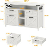 Filing Organization Storage Cabinets 4 Drawer with Adjustable Shelf